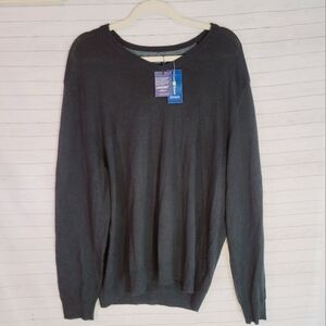 CLUB ROOM ESTATE MERINO BLEND CREW SWEATER, SZ XL